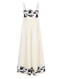 Платье из хлопка и шелка Mvst