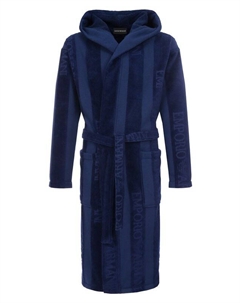 Хлопковый халат Emporio armani