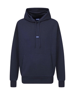 Хлопковое худи Hugo blue