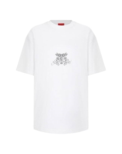 Хлопковая футболка Hugo