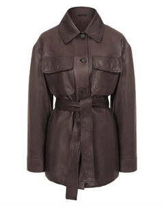 Кожаная куртка Brunello cucinelli