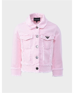 Куртка джинсовая с бахромой Emporio armani