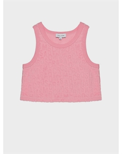 Топ со сплошным лого, розовый Marc jacobs