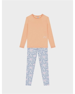 Пижама с принтом "chill all day" Sanetta