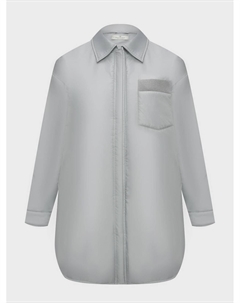 Куртка-рубашка, карман на груди, серебристая Panicale