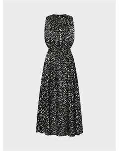 Платье макси, мелкий геометрический принт Flashin'