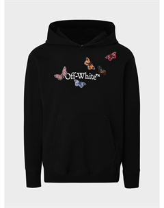 Толстовка-худи, лого с бабочками Off-white