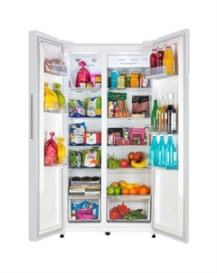 Холодильник двухкамерный LEX LSB530WGID Side by Side, инверторный белый Lex