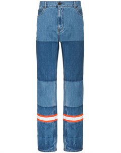 Calvin klein 205w39nyc джинсы в стилистике пэчворк и с контрастными полосками 30 синий Calvin klein 205w39nyc