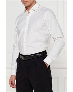 Рубашка хлопковая прямого кроя Hugo