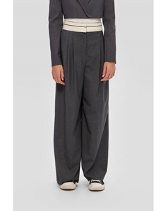 Брюки широкого кроя с корсажным поясом Choupette