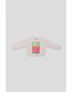 Свитшот хлопковый с принтом Ovs