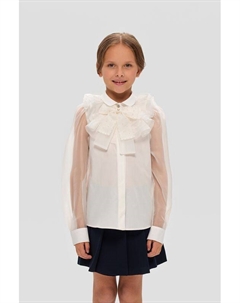 Блуза с пышными рукавами из тюля Choupette