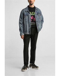 Футболка хлопковая с принтом Hugo