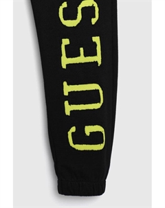 Брюки спортивные хлопковые с логотипом Guess