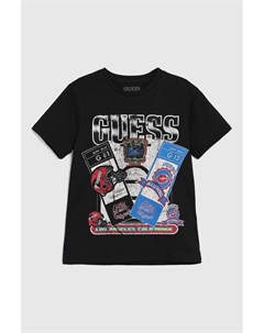 Футболка хлопковая с принтом Guess