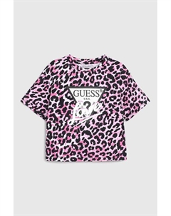 Футболка хлопковая с принтом Guess