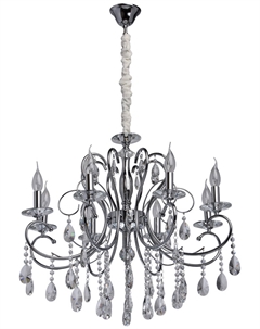 Люстра подвесная Адель 373013308 8*40 W Е14 220 V Mw-light