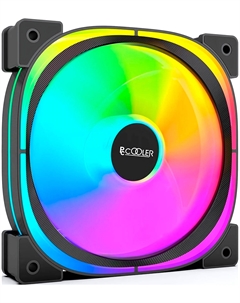 Вентилятор для корпуса PCCooler EF120 3х120 mm PWM ARGB (F3-L120BKAM3-GL) Pccooler