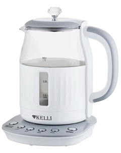Чайник электрический Kelli KL-1373 Бело-Серый