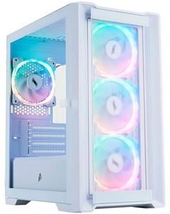 Компьютерный корпус 1STPLAYER TRILOBITE T4-G GLASS ARGB White (T4-G-WH-4FS7-W) 1stplayer