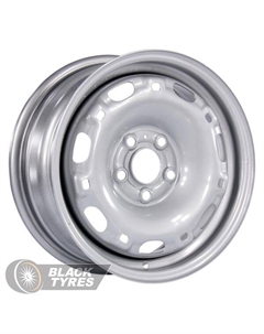 Стальной диск 7280 6x14/5x100 D57.1 ET43, Серебристые Trebl