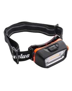 Фонарь светодиодный аккумуляторный A90063 059103, налобный, со световым пучком 300 Лм и сенсором Ombra
