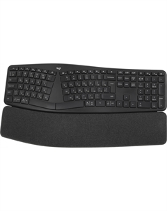 Клавиатура беспроводная ERGO K860 for Business, Bluetooth/USB, черный (920-010352) Logitech