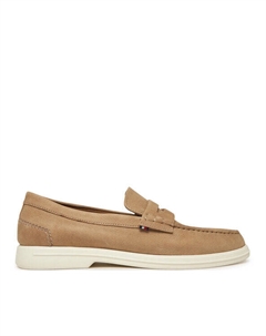 Мокасины Nubuck P Loafer FM0FM05350, бежевый Tommy hilfiger