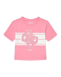 Футболка обычного кроя J5YI09 K6YW4, розовый Guess