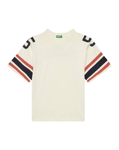 Футболка свободного кроя 3MI5C10OA, бежевый United colors of benetton