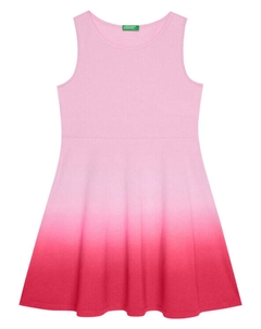 Летнее платье стандартный крой 3NPDCV011, розовый United colors of benetton