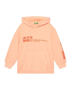 Свободный крой толстовки 3WITC204G, оранжевый United colors of benetton