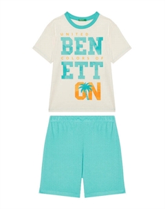 Пижама обычного кроя 30960P08O, синий United colors of benetton