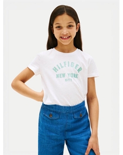 Футболка обычного кроя Graphic KG0KG08813, белый Tommy hilfiger