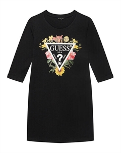 Платье на каждый день обычный крой J3YK13 KA6W4, черный Guess