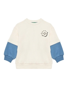 Толстовка обычного кроя 3UNIG10I5, бежевый United colors of benetton