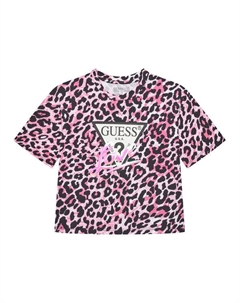 Футболка обычного кроя J5YI07 K6YW4, розовый Guess