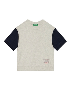 Свитер обычного кроя 3BC1G10IN, серый United colors of benetton