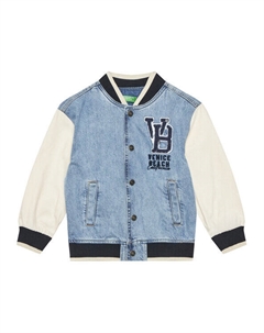 Куртка-Бомбер стандартный крой 2R76CN069, синий United colors of benetton