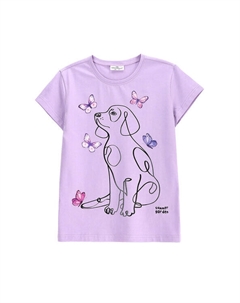 Футболка обычного кроя WC5143218VGD, фиолетовый Coccodrillo