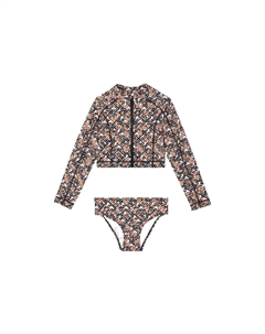 Детский купальник, коричневый Burberry