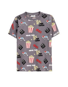 Футболка обычного кроя WC5143213VBB, серый Coccodrillo