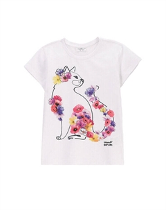 Футболка обычного кроя WC5143219VGD, белый Coccodrillo