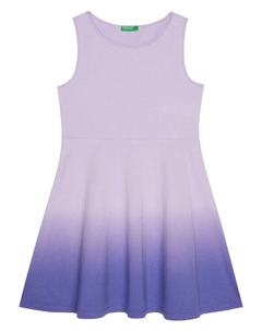 Летнее платье стандартный крой 3NPDCV011, фиолетовый United colors of benetton