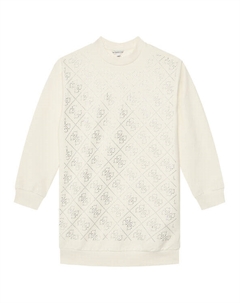 Платье на каждый день обычный крой J5YK02 KA6V4, экрю Guess