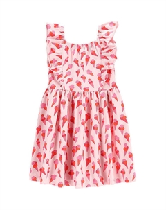Летнее платье стандартный крой WC5129301HGK, розовый Coccodrillo