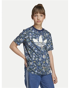 Свободная футболка Liberty London JV7818, синий Adidas