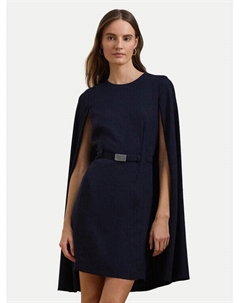 Коктейльное платье облегающего кроя 253963624002, синий Lauren ralph lauren