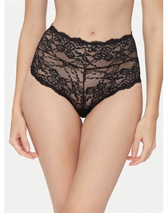 Классические женские трусы с высокой талией 10141, черный Ysabel mora